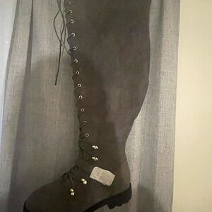 Women's Lace-Up Knee-High Boots